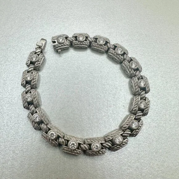 Judith Ripka Diamonique and CZ Tennis Bracelet,